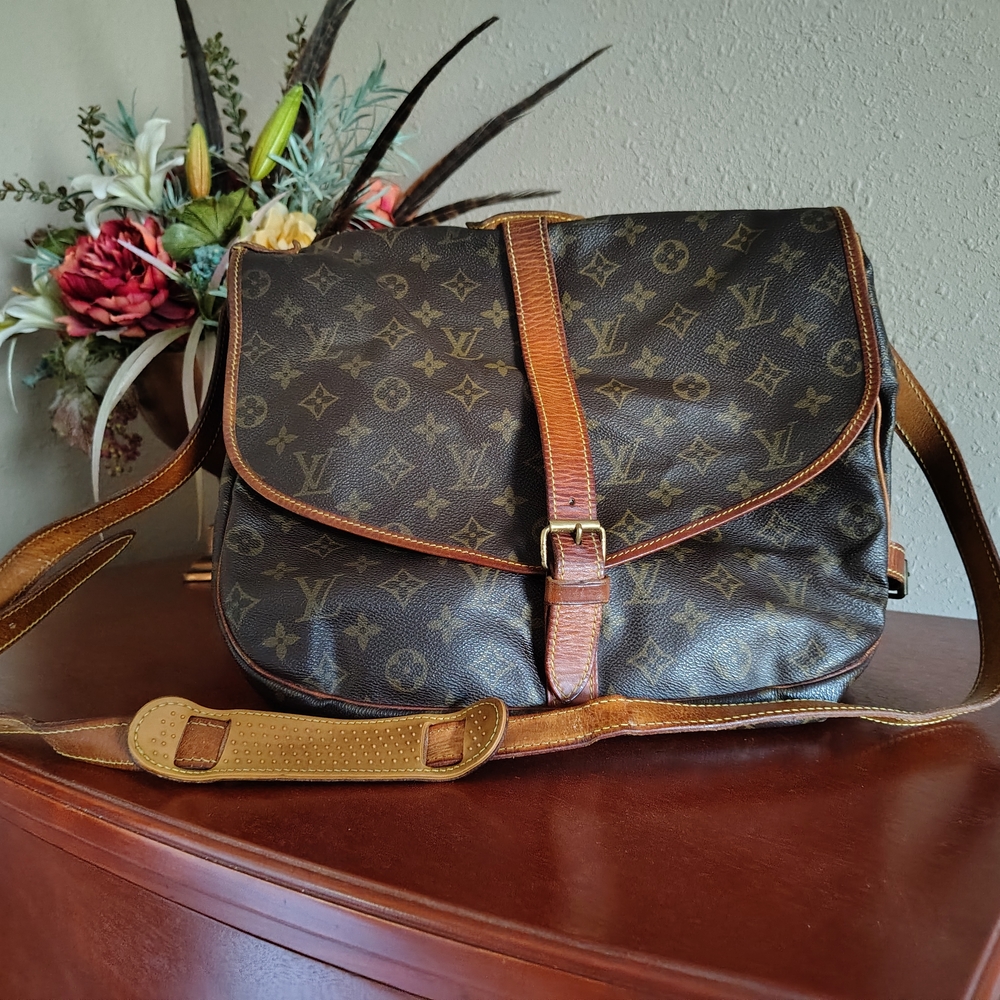 Brown Leather Accent
